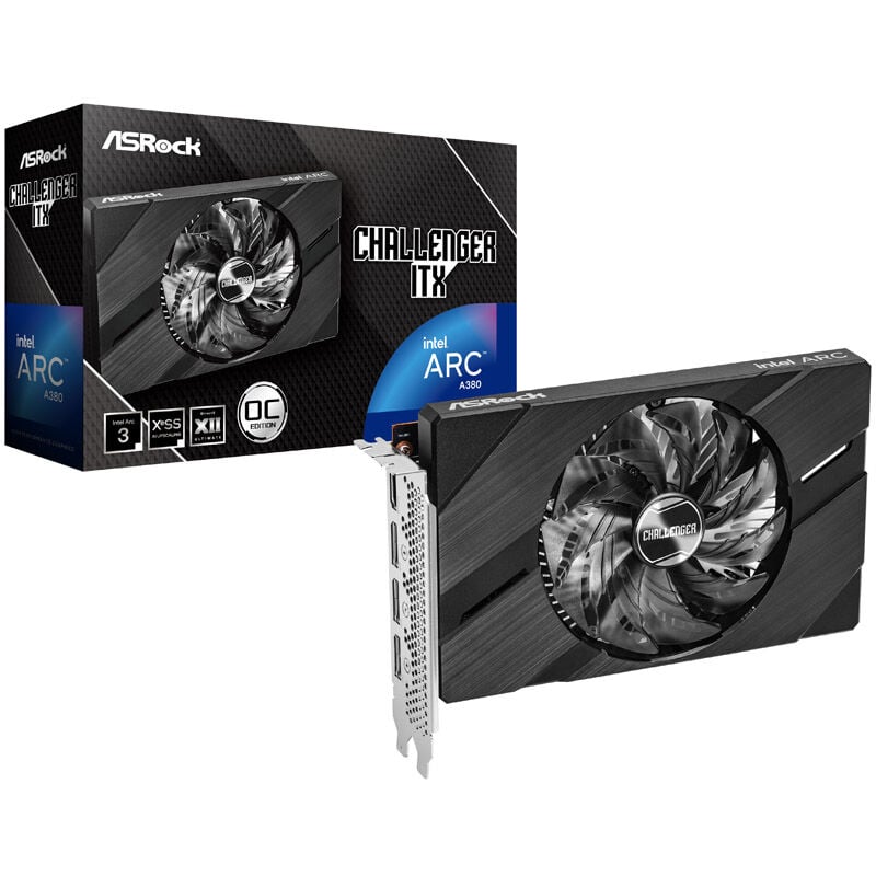 ASRock Arc A380 Challenger ITX 6GB, 6144 MB GDDR6