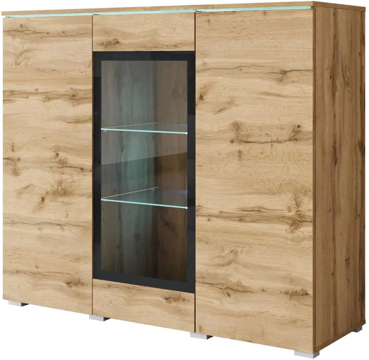 Höffner Highboard  Vera ¦ holzfarben ¦ Maße (cm): B: 120 H: 103,3