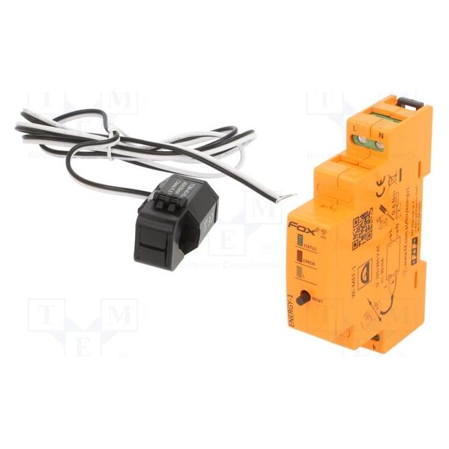 F&R F&F FOX - Monitor licznik energii elektrycznej Wi-Fi 1-fazowy - ENERGY 1 (WI-MEF-1-40)