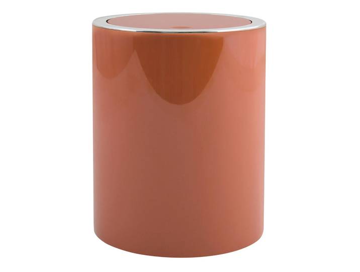 MSV Schwingdeckeleimer Kamaka, Terracotta, Kunststoff, 6 l, 19x24.2x19 cm, Haushalt & Reinigung, Reinigung, Mülleimer & Abfallsammler