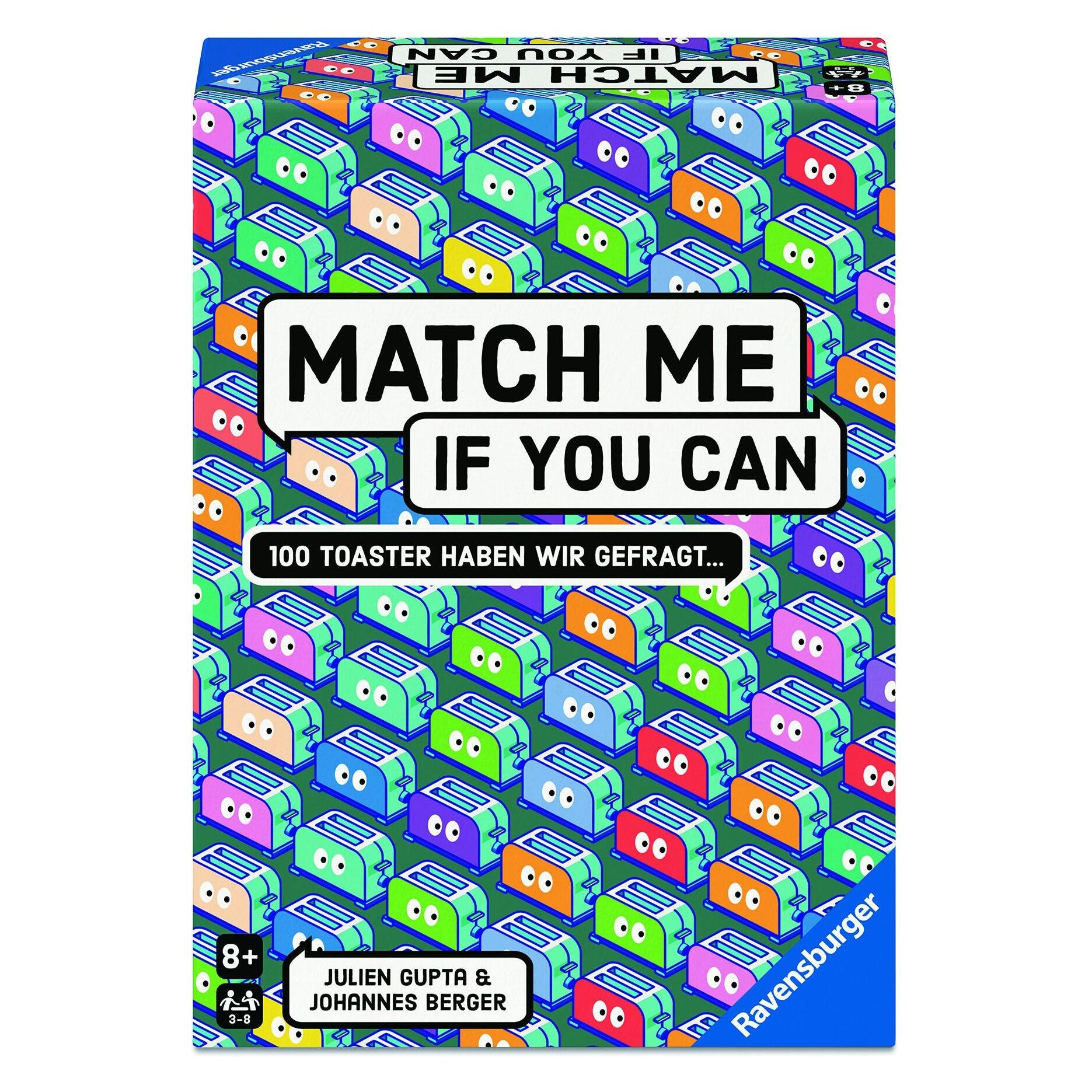 Ravensburger Match Me If You Can - Gesellschaftsspiel & Brettspiel ab 8 Jahre (Deutsch, 3 - 8 Spieler) (24757)