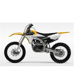 Racetech, Motorrad Zubehör, (RTECH) Kunststoff-Set für Yamaha YZF 250 (14-18) und YZF 450 (14-17), Farben Weiss