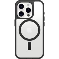 React, Handyhülle transparent/schwarz, iPhone 16 Pro, MagSafe