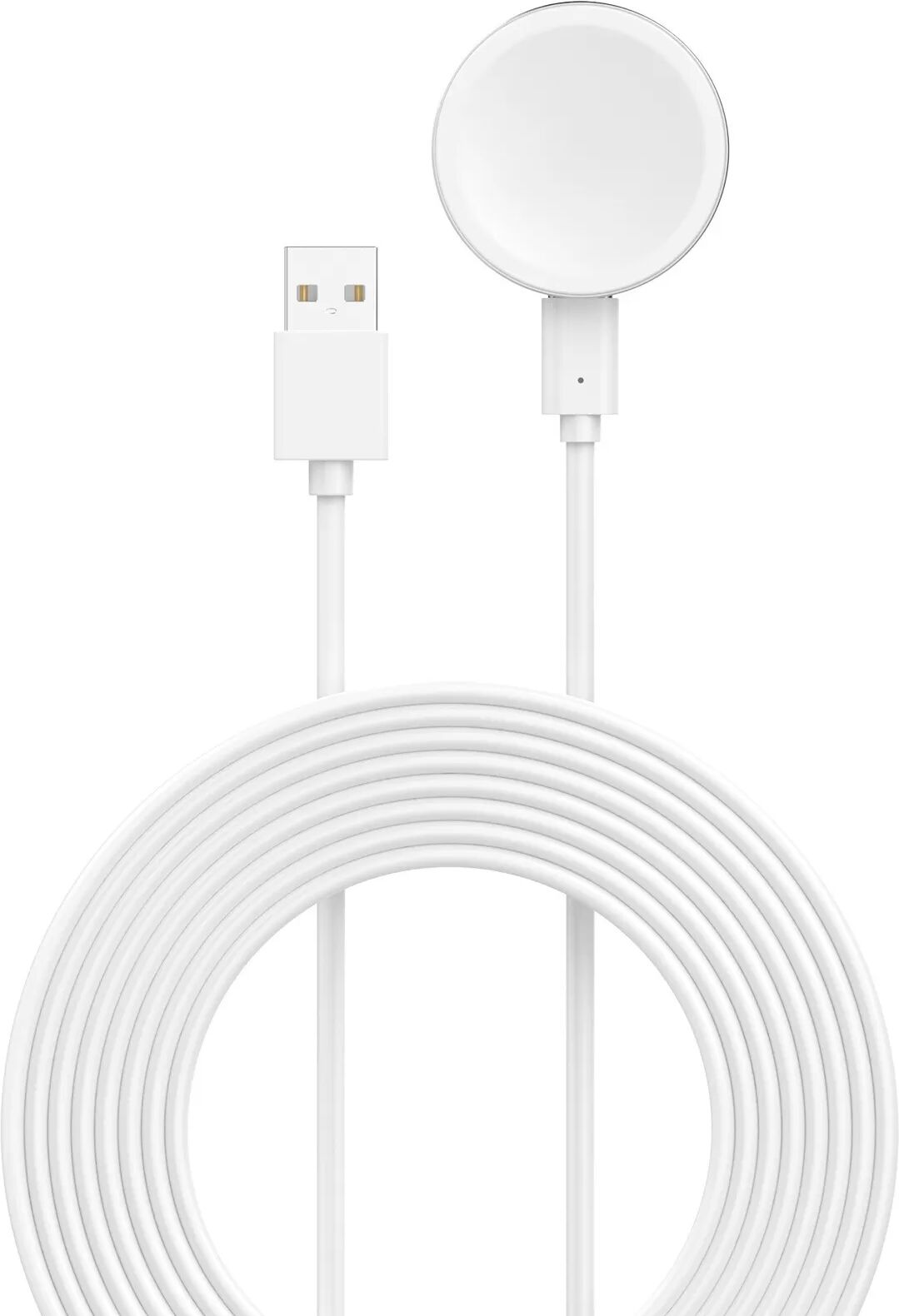 INF Station de charge en métal compatible avec Samsung Galaxy Watch - Socle de charge sans fil Blanc