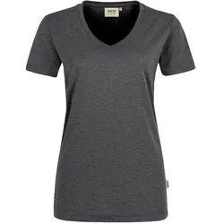 Damen V-Shirt "PERFORMANCE" 181 - M - grau