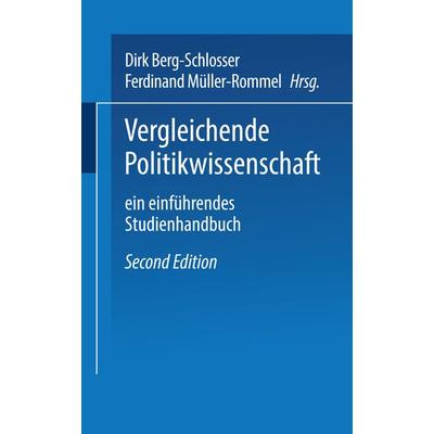 Vergleichende Politikwissenschaft, Taschenbuch von , VS Verlag für Sozialwissenschaften, 978-3-8100-0892-3