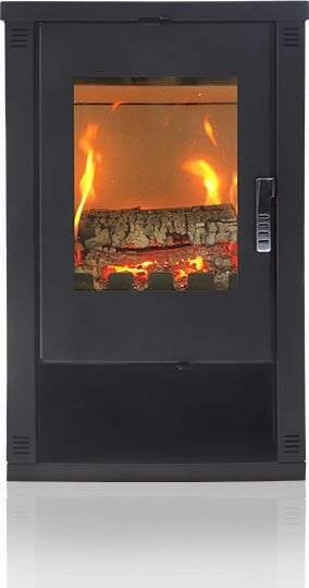 Verso Lheia Houtkachel, Zwart, 7 kW, Energie-efficiëntieklasse A