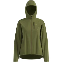 Odlo, Damen, Laufjacke, Zeroweight Dual Dry Pk Waterproof (M), Grün, M