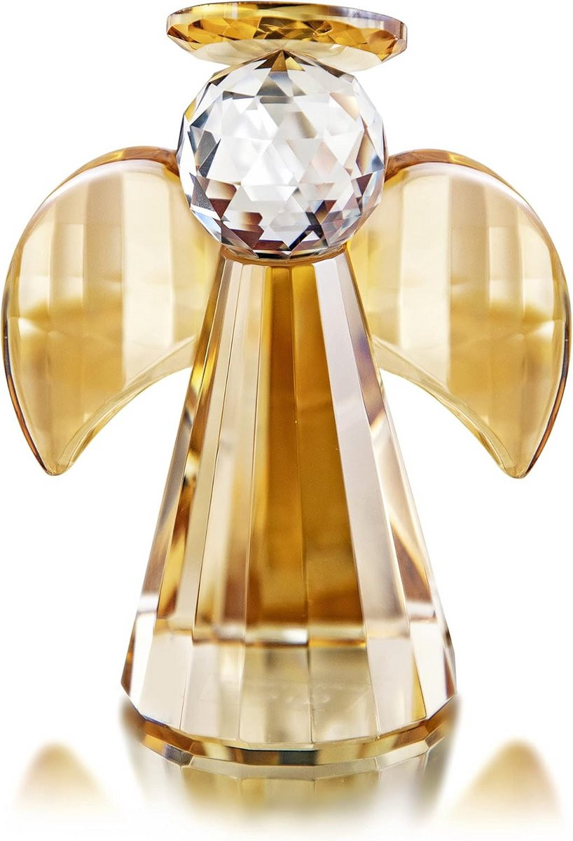 Beschermengel Kristallen Beeldje van Glas voor Decoratie en Verzamelen