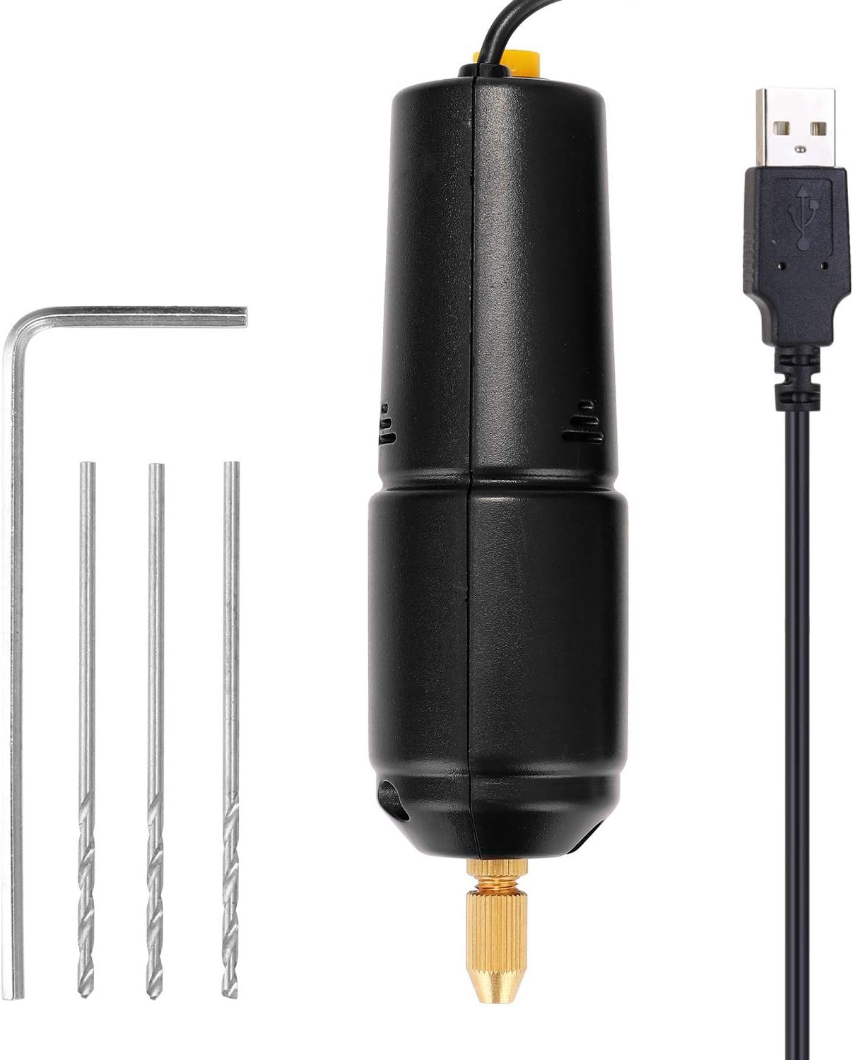 ZU36 Mini draagbare elektrische boormachine 5V USB-perforator voor sieraden, hout en kunststof