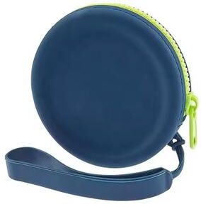 Inspire Select Portable Silicone Dog Treat Pouch With Lanyard & Hook Outdoor Training & Walking Storage Bag For Dogs blue