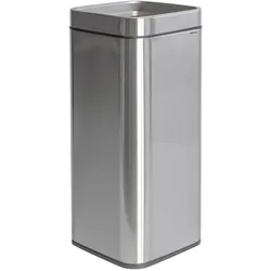 MAUL Abfallbehälter MAULprime 30 l Edelstahl 25.3 x 25.3 x 61.4 cm silber
