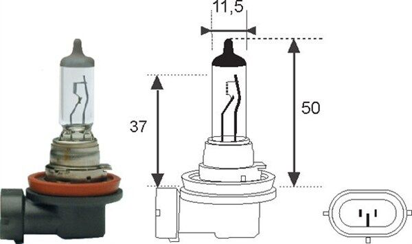 Magneti Marelli Glühlampe 002549100000 Für Iveco Tofas