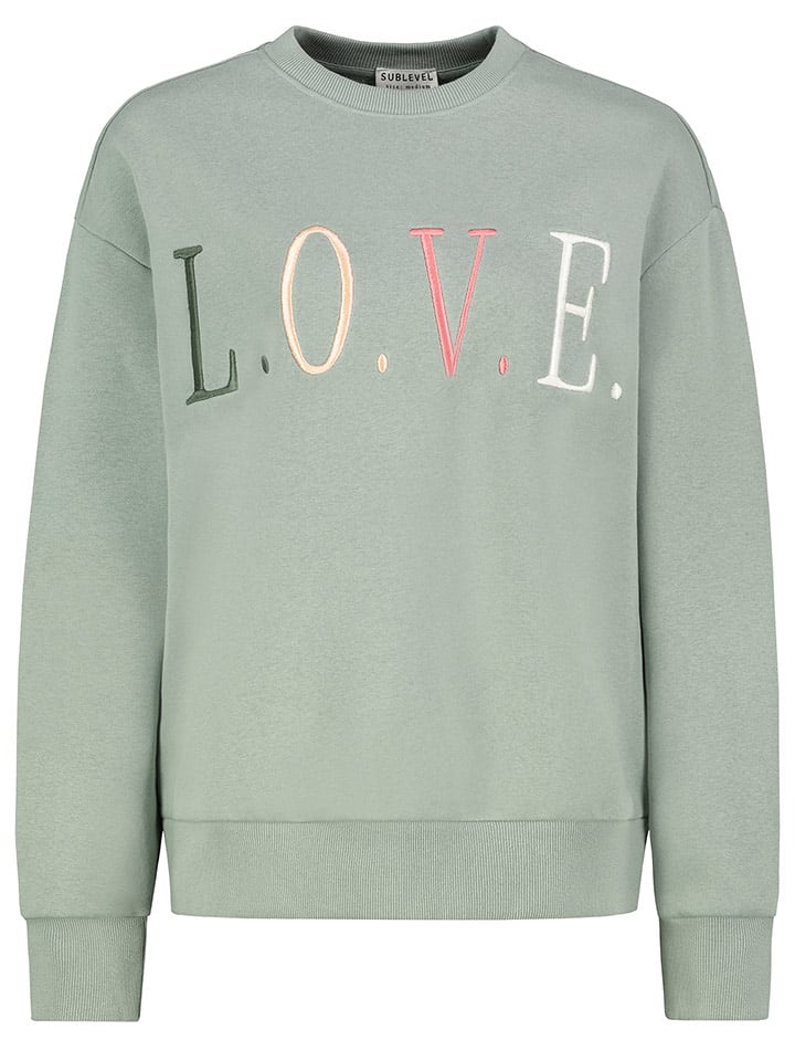Sublevel Sweatshirt in Mint - L