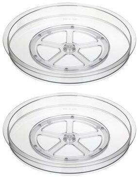 YBM Home 12.5 Inch Acrylic Plastic Non-Skid Spinner for Kitchen