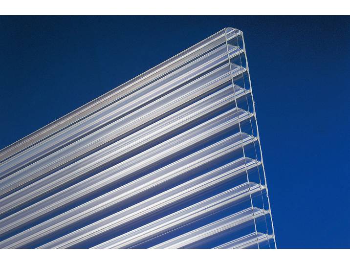 Doppelstegplatten Transparent 300 × 98 × 1.6 cm