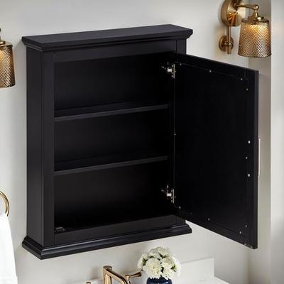 Linon Home Decor Products Serenity Medicine Cabinet , Black