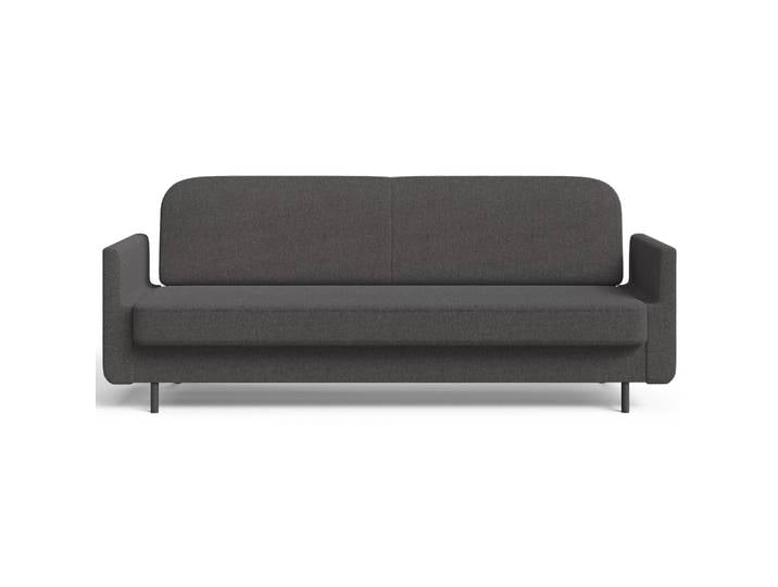 Ausziehbares Dreisitzer-Sofa Ovelio in grauem, hydrophobem