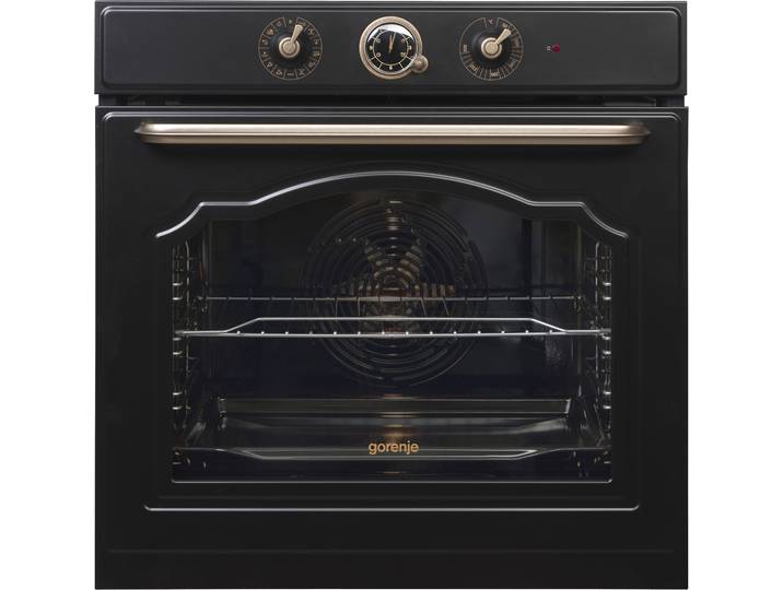 GORENJE Backofen BOS67371CL , Energieeffizienz: A, schwarz, B:59,5cm H:59,5cm T:56,4cm, Backöfen, AirFry-Funktion, Backofen