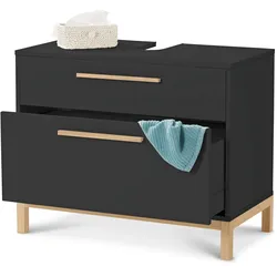 Tchibo - Waschbeckenunterschrank »Eklund« mit 2 Schubladen - 82x42x66cm - anthrazit -