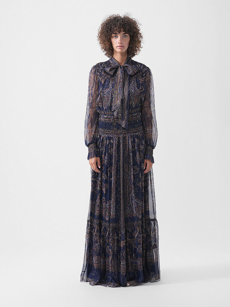 SELF-PORTRAIT Abendkleid  dunkelblau   34 34