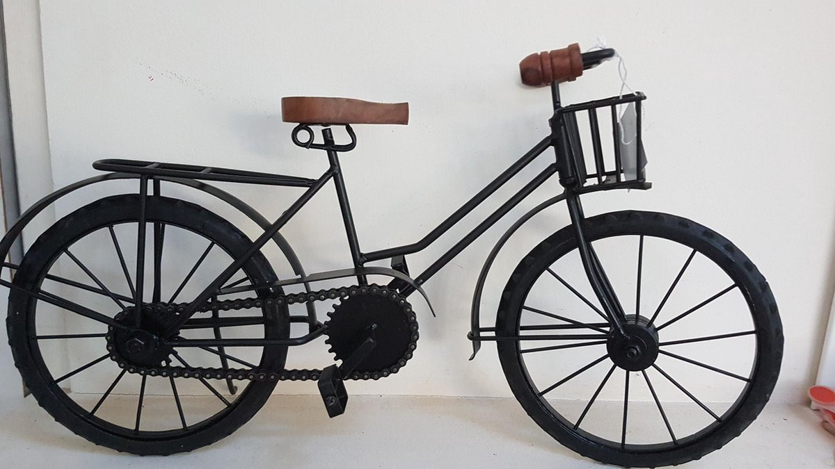 Fiets decoratie voor op tafel, 47 cm