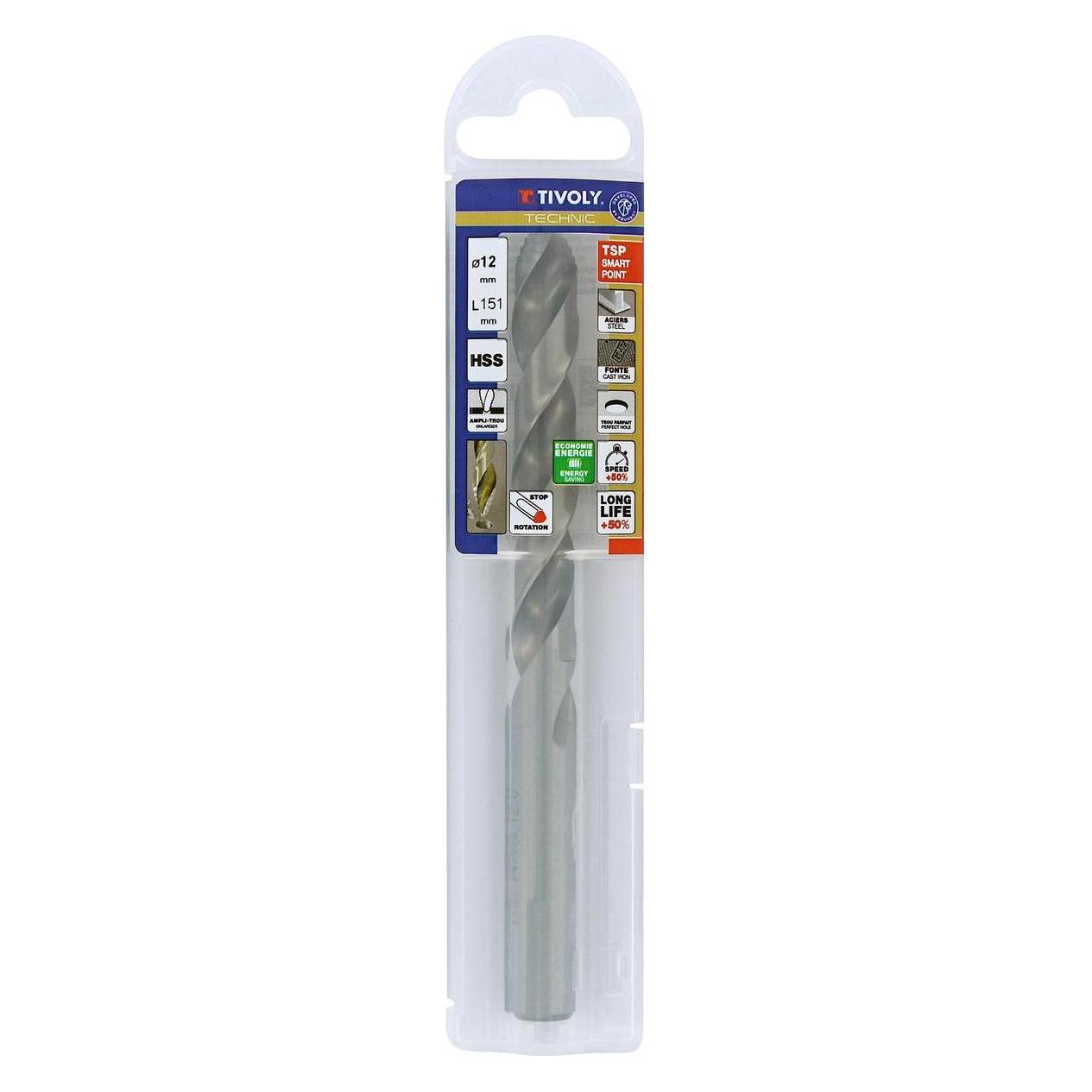 Tivoly Metallbohrer 12x151mm, progressive Spitze Smart Point. (36364423)