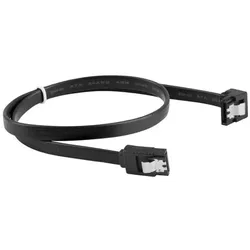 Lanberg CA-SASA-13CU-0050-BK SATA-Kabel 0,5 m SATA 7-pin Schwarz