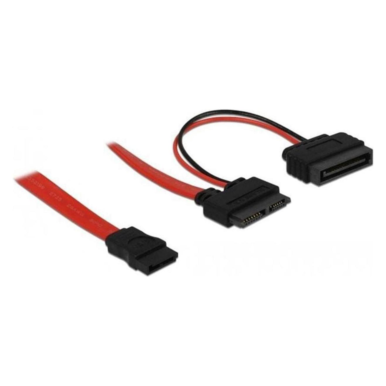 Delock SATA2 Kabel für Slimline Geräte (50 cm, SATA II) (84418)