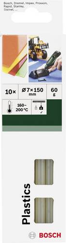 Bosch Accessories Plastics Heißklebesticks 7mm 150mm Transparent 60g 10St.