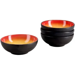 creaTable Smoothie Bowl 4-tlg. HOT RED - B/H/T ca. 23.00x23.00x24.00