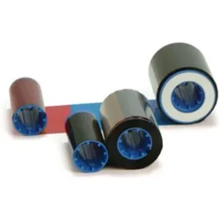 Zebra, Beschriftungsband, ZXP 8 colour ribbon, YMCKI (8 cm, Gelb, Schwarz)