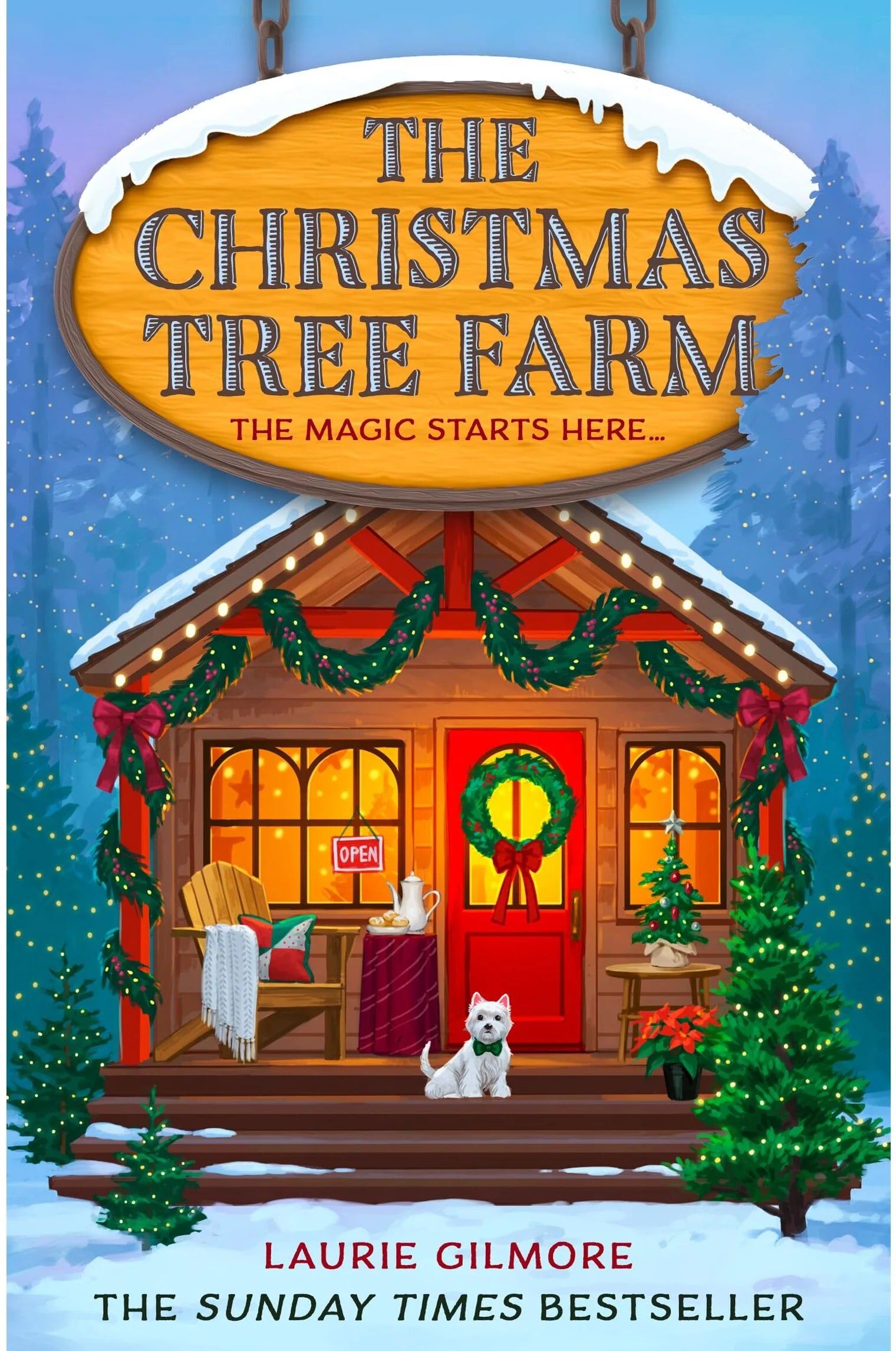 HarperCollins The Christmas Tree Farm by Laurie Gilmore - Dream Harbor Book 3 - Viral TikTok Holiday Romcom Paperback - Cosy Small-Town Christmas Romance