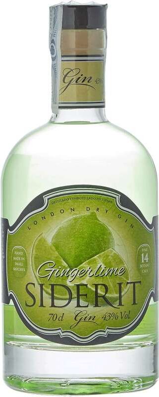 Ginebra Siderit Gingerlime 70 cl. - Exótica y refrescante