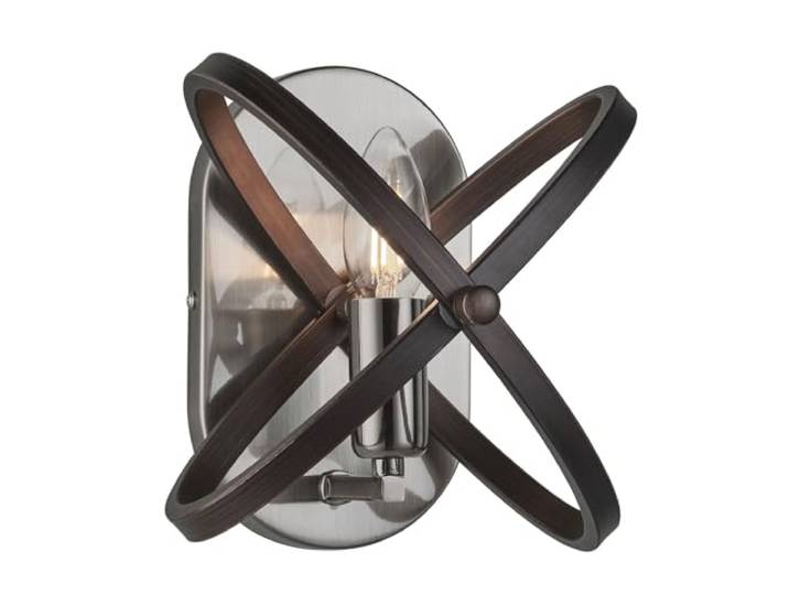 Design Wand Lampe Wohn Ess Zimmer Spot Leuchte Zinn verstellbar