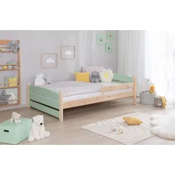 TiCAA Einzelbett „Mello“, Kinderbett, Jugendbett, Schlafzimmer, Kinderzimmer