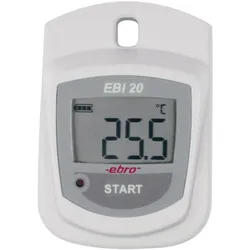 Ebro EBI 20-T1-Set Temperatur-Daten, Thermometer + Hygrometer, Schwarz