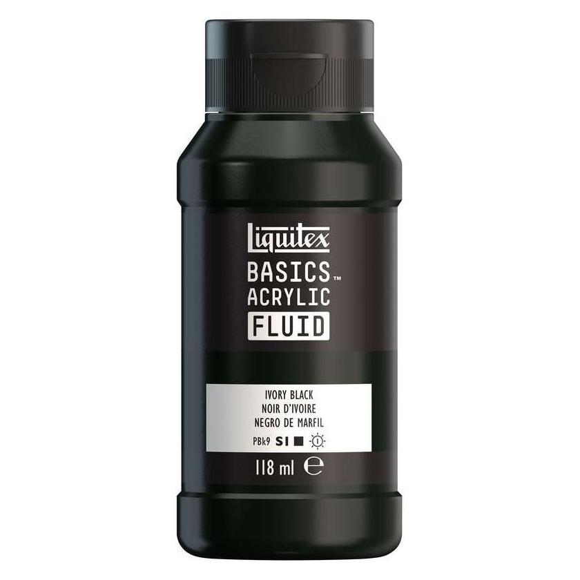 Winsor & Newton Basics fluid 118ml ivory black row 244 (118 ml) (8870416)