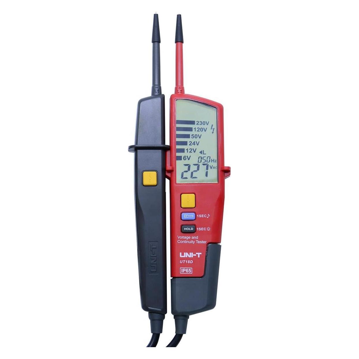 Uni-T AC/DC-Spannungsmesser UT18D (CAT III, CAT IV, Spannungsprüfer) (UT-18D)