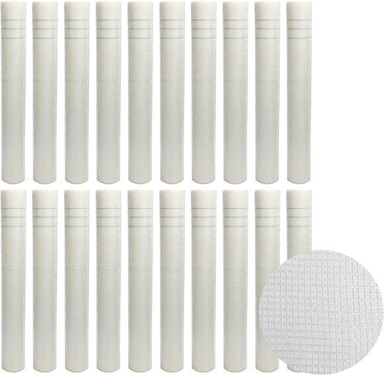 Wappenungsnetz für Innen- und Außenwände, 4x4 mm, 165 g/m², weiß, 1000 m²