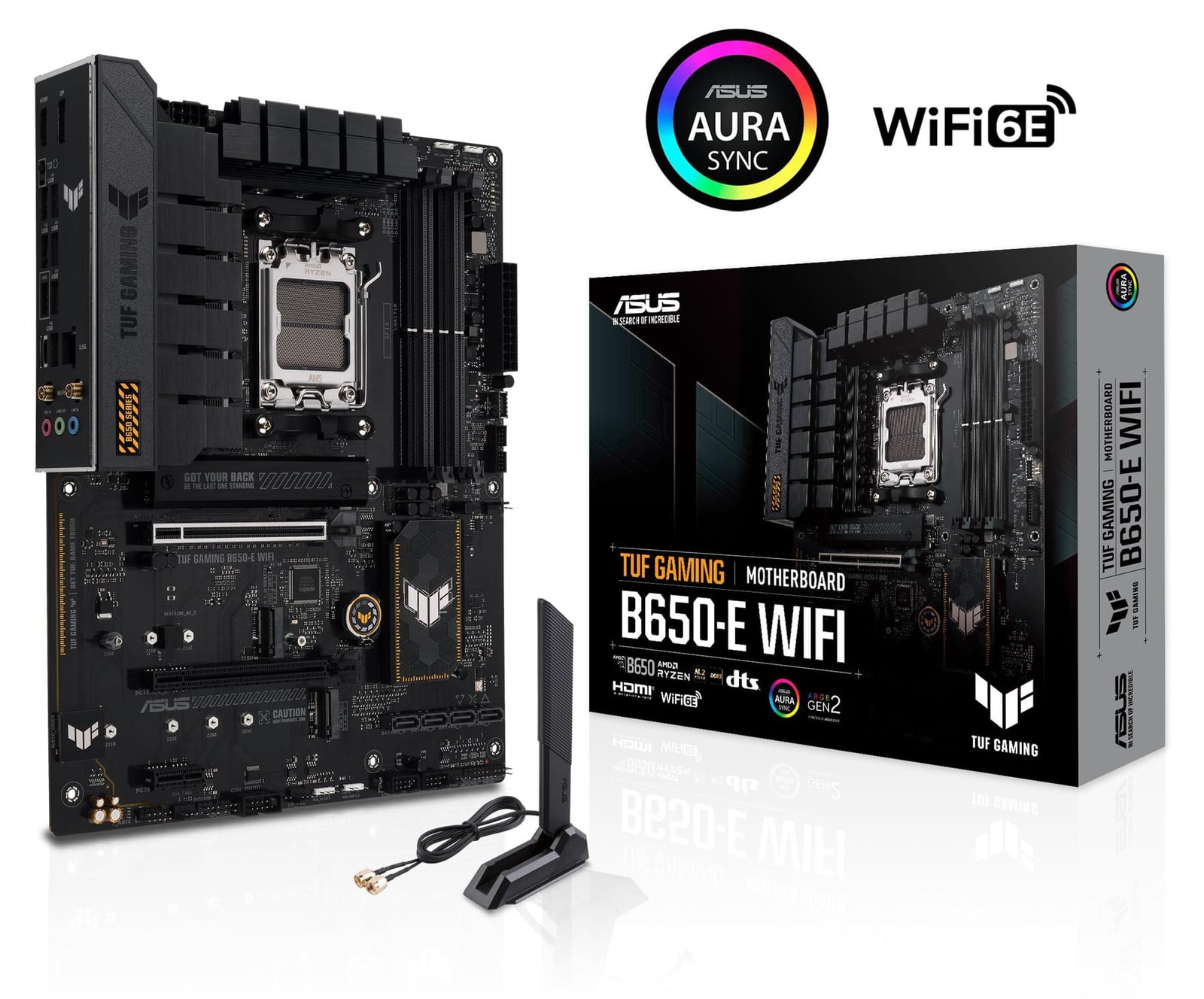 Asus TUF GAMING B650-E WIFI Moederbord AM5 B650 USB 20G WIFI