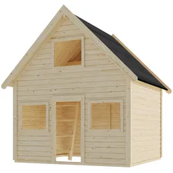 Karibu Spielhaus Kalle naturbelassen