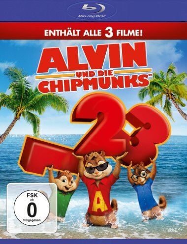 Alvin und die Chipmunks - Teil 1-3 [Blu-ray] - Preis vom 14.10.2026 23:07:16 h