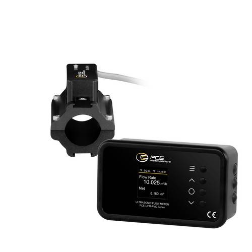 PCE Instruments Durchflussmesser zum Festeinbau PCE-UFM 50PVC |PVC Rohre DN50 |0,2% Genauigk. |PoE & Sensor |9m Kabel