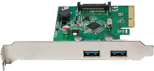 LogiLink PC0080 2 Port USB 3.2 Gen 2 Controllerkarte USB-A PCIe