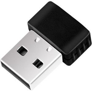 LogiLink WLAN-Adapter WL0086B, Nano, USB 2.0, bis 300 Mbit/s, Wi-Fi 4, 2,4 GHz