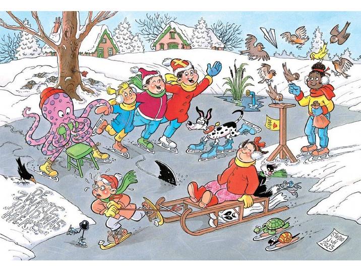 Jan van Haasteren Junior - Puzzel Schaatsen - 240 stukjes