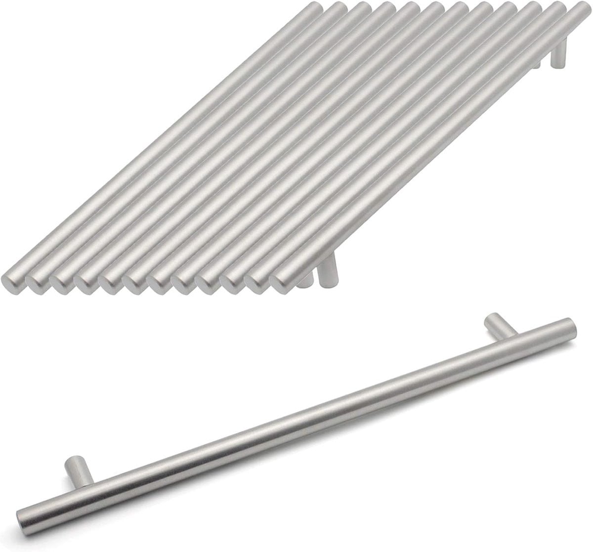 CE Metalen Schuifgreep Zilver 288mm