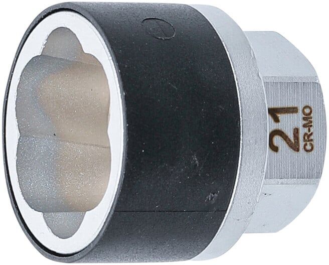 BGS Douille à empreinte spirale / extracteur de vis, entraînement hexagonal extérieur 21 mm, I 21 mm ; BGS technic (7510-21)