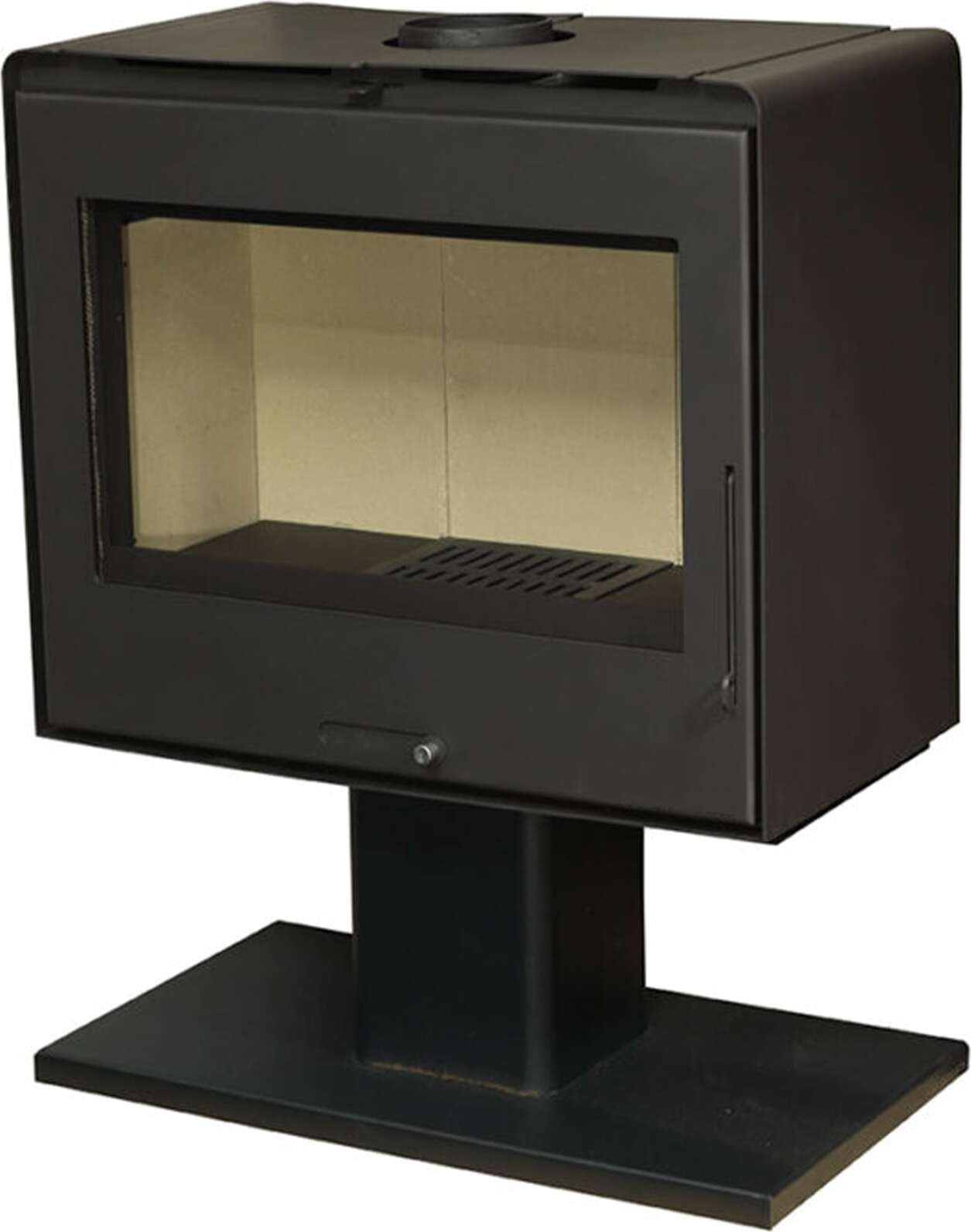 Hosseven Kaminofen Holzofen Wohnzimmer Holzkamin 10 kW 5070 Holz Ofen Kamin Heizofen Schwedenofen Mehrfachbelegung